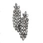 Oversized Crystal Rhinestone Marquise Evening Earrings
