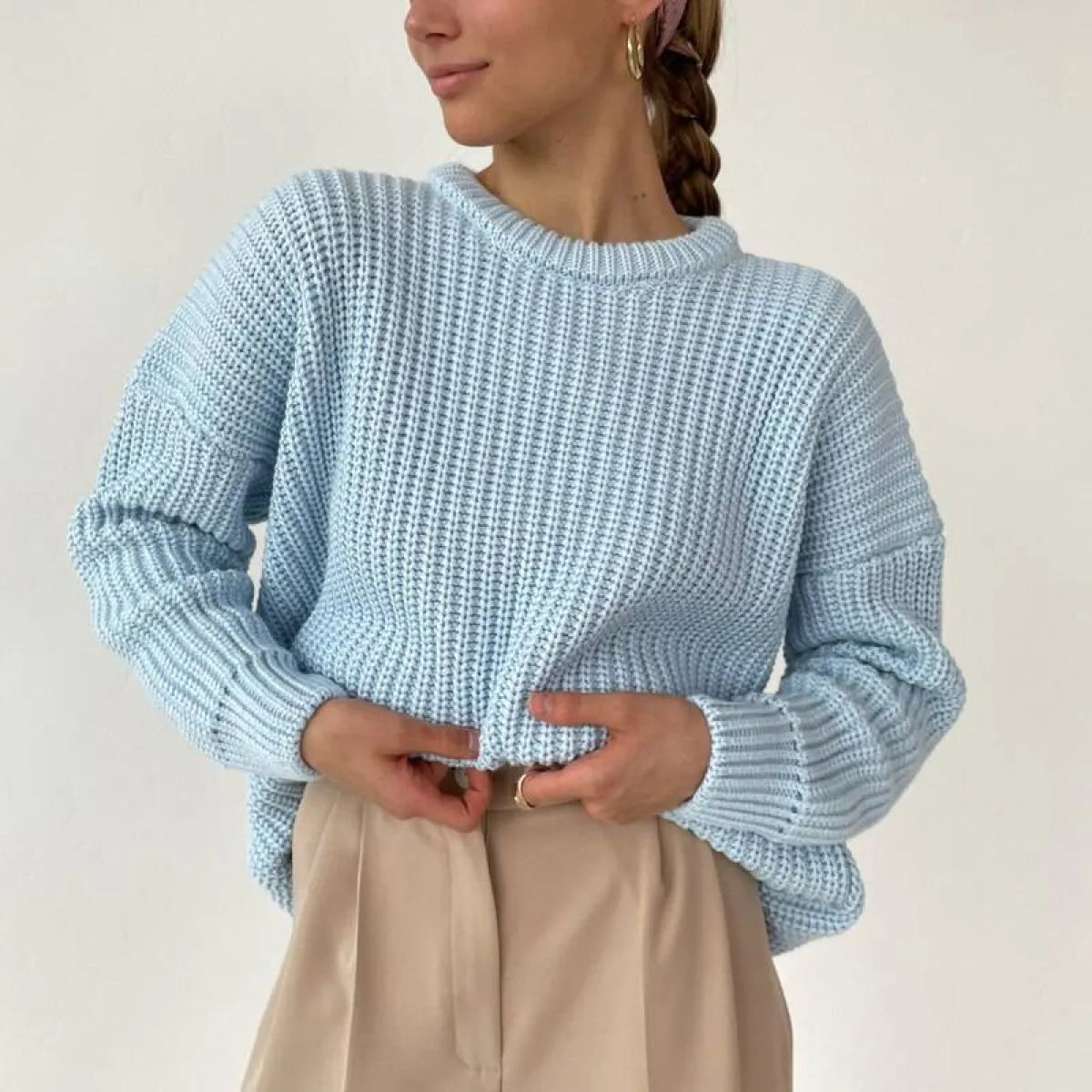 Women's Oversized Knitted Sweater
