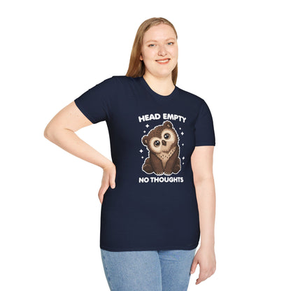 Owlbear Head Empty No Thoughts T-Shirt