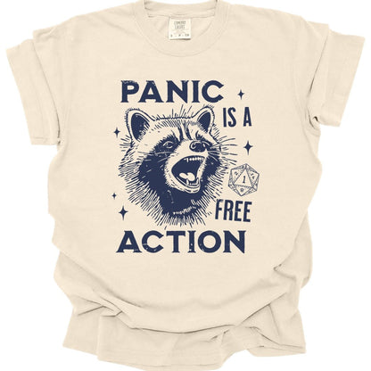 Panic Is A Free Action Shirt - Comfort Colors