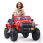 2-Seater 12V Ride-on Truck for Kids with Remote Control, LED Lights, FM Radio, and Bluetooth
