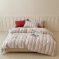 Parker Minimalist Striped Bedding Set / Blue
