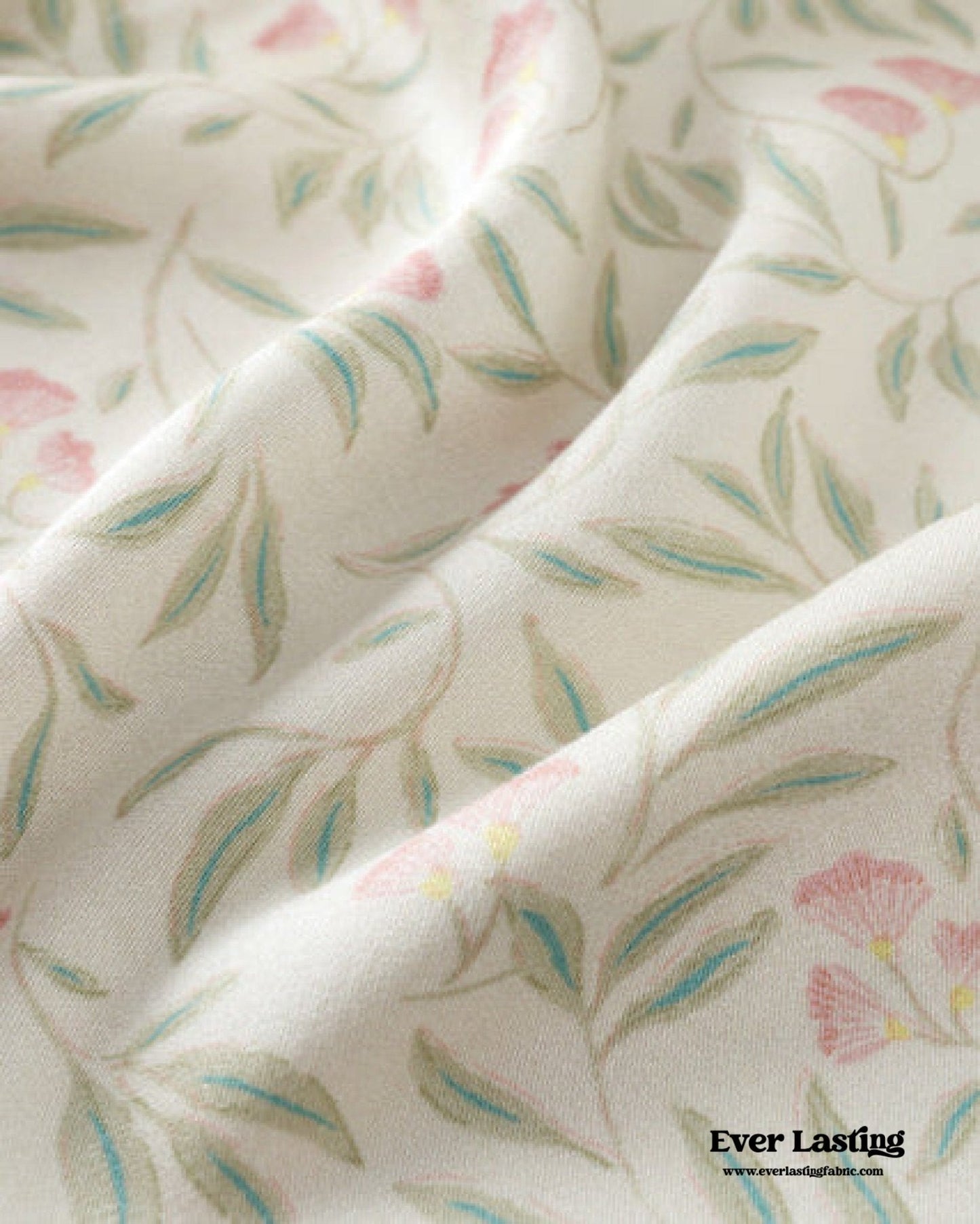 Pastoral Floral Long-Sleeve Long-Pants Pajama Set