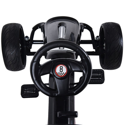 Pedal-Powered Go Kart for Kids with 4 Wheels - Perfect for Outdoor and Indoor Fun!
