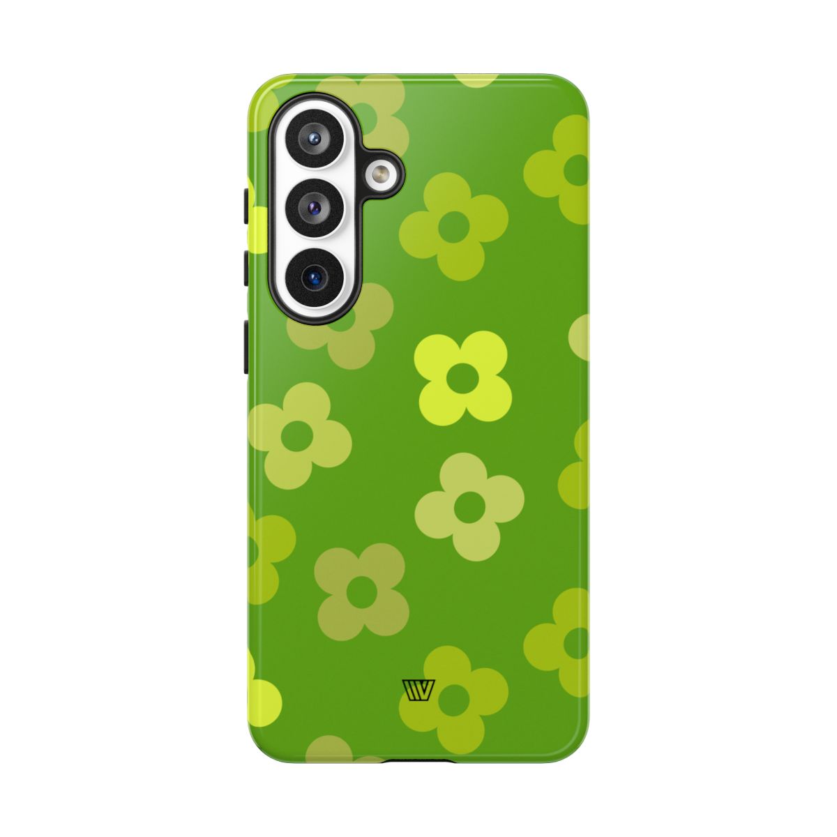 GREEN RETRO FLOWERS | Tough Phone Case