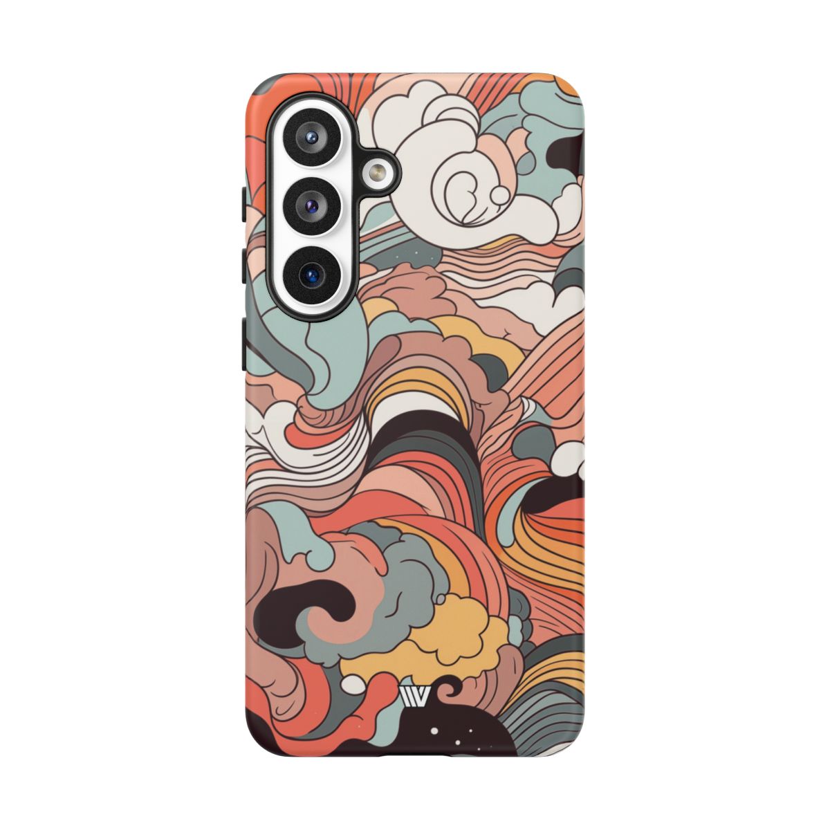 ABSTRACT DOODLE CLOUDS | Tough Phone Case