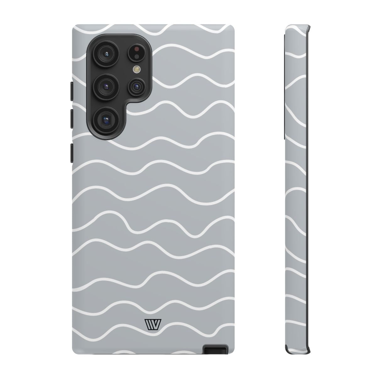 GRAY WAVES | Tough Phone Case