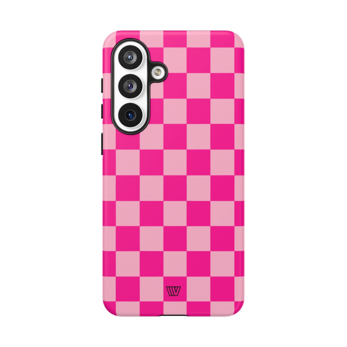 HOT PINK CHECKERBOARD | Tough Phone Case