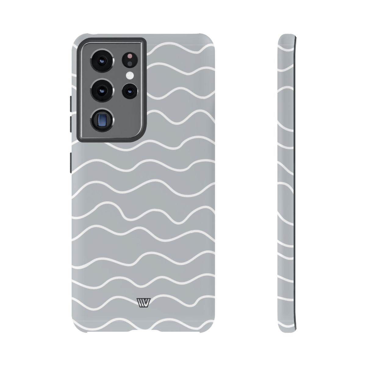 GRAY WAVES | Tough Phone Case