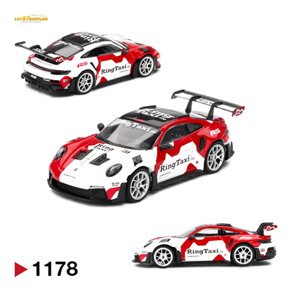 (Pre-Order) Mini GT Porsche 911 GT3 RS Weissach RingTaxi 1:64