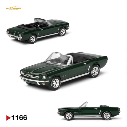 Mini GT Ford Mustang Convertible Highland Green 1:64