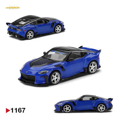 Mini GT Nissan Z VeilSide FFZ400 Seiran Blue 1:64