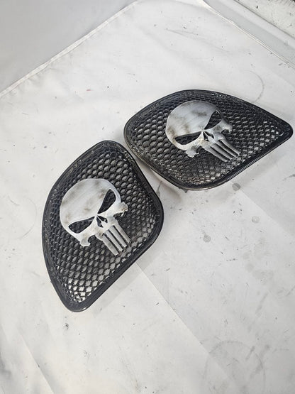 98-2024+ Road Glide 3D punisher speakers grill covers set