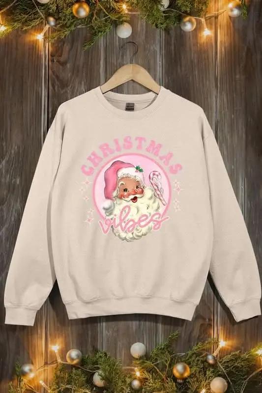 Color Bear Pink Graphic Sweatshirt Women's Fleece