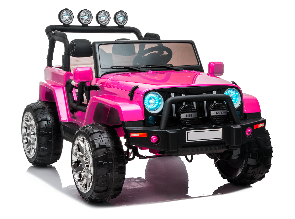 Ride On Car Kids Jeep Style 4x4 W/Rubber Tires 24 Volt