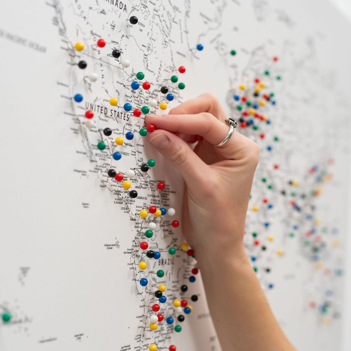 Canvas Push Pins - Mix