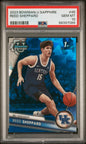 Graded 2023 Topps Bowman U Sapphire Reed Sheppard #45 Rookie RC Basketball Card PSA 10 Gem Mint