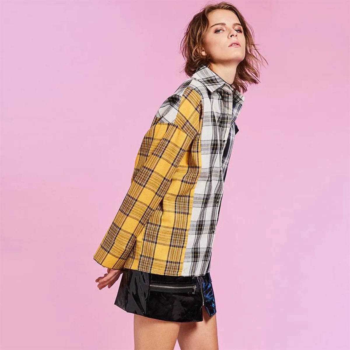 Plaid Oversized Shirt
