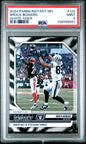 Graded 2024 Panini Instant NFL Brock Bowers #122 White Tiger /5 Rookie RC Football Card PSA 9 Mint