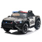 Police Sports Car 12V Ride-On with Remote Control, Lights, and Siren for Kids
