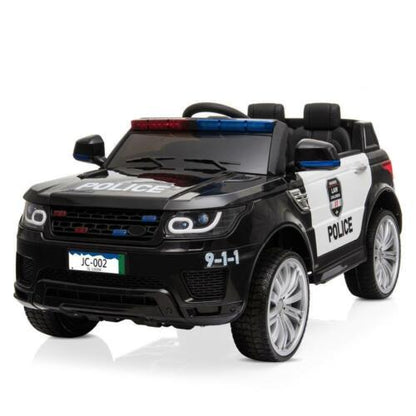 Police SUV 12V Electric Ride-On Car with Remote Control, LED Lights, and Music for Kids