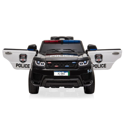 Police SUV Truck Ride-On Toy for Kids with 12V Battery and Remote Control