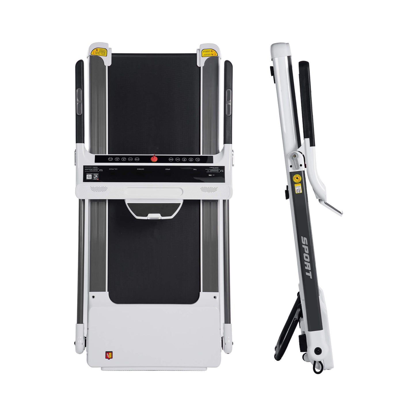 Rovix Portable Compact Home Cardio Fitness Treadmill With 3.5HP Electric Motor & Bluetooth Speakers (SAK32416)