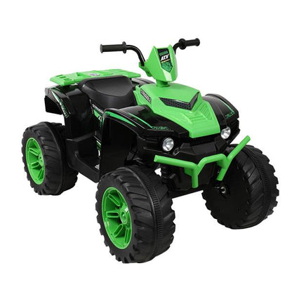 Premium 12V Dual Drive Electric Ride-On Car with LED Lights for Kids