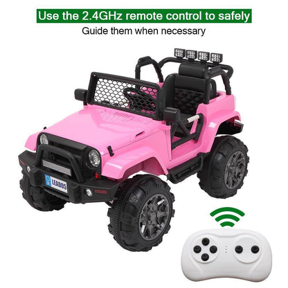 Premium 12V Electric Ride-On Car for Kids with Remote Control and 3 Speed Options