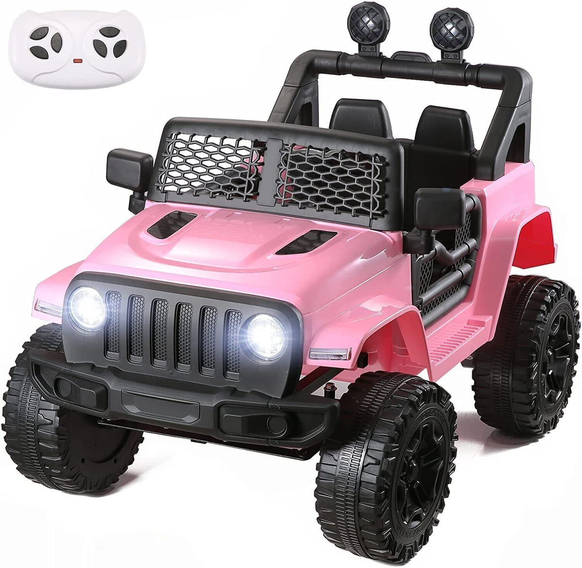 Premium 12V Electric Ride-On Truck for Kids with MP3 Player, Remote Control, and 2 Seats