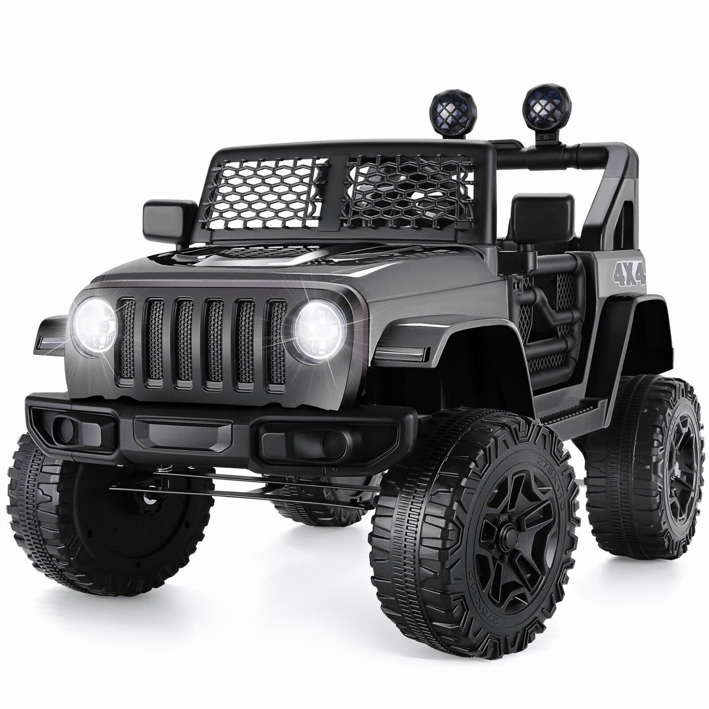 Premium 12V Electric Ride-On Truck for Kids with MP3 Player, Remote Control, and 2 Seats