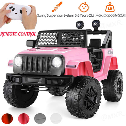 2-Seater Kids Electric Car with Parental Remote Control - 12V Ride-On Truck