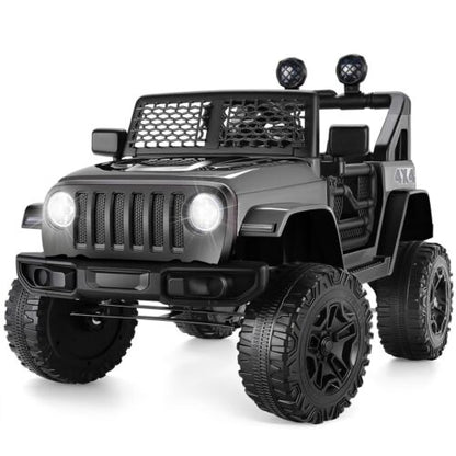 Kids Electric Ride-On Truck with Remote Control, 3 Speeds, and LED Lights - 24V/12V