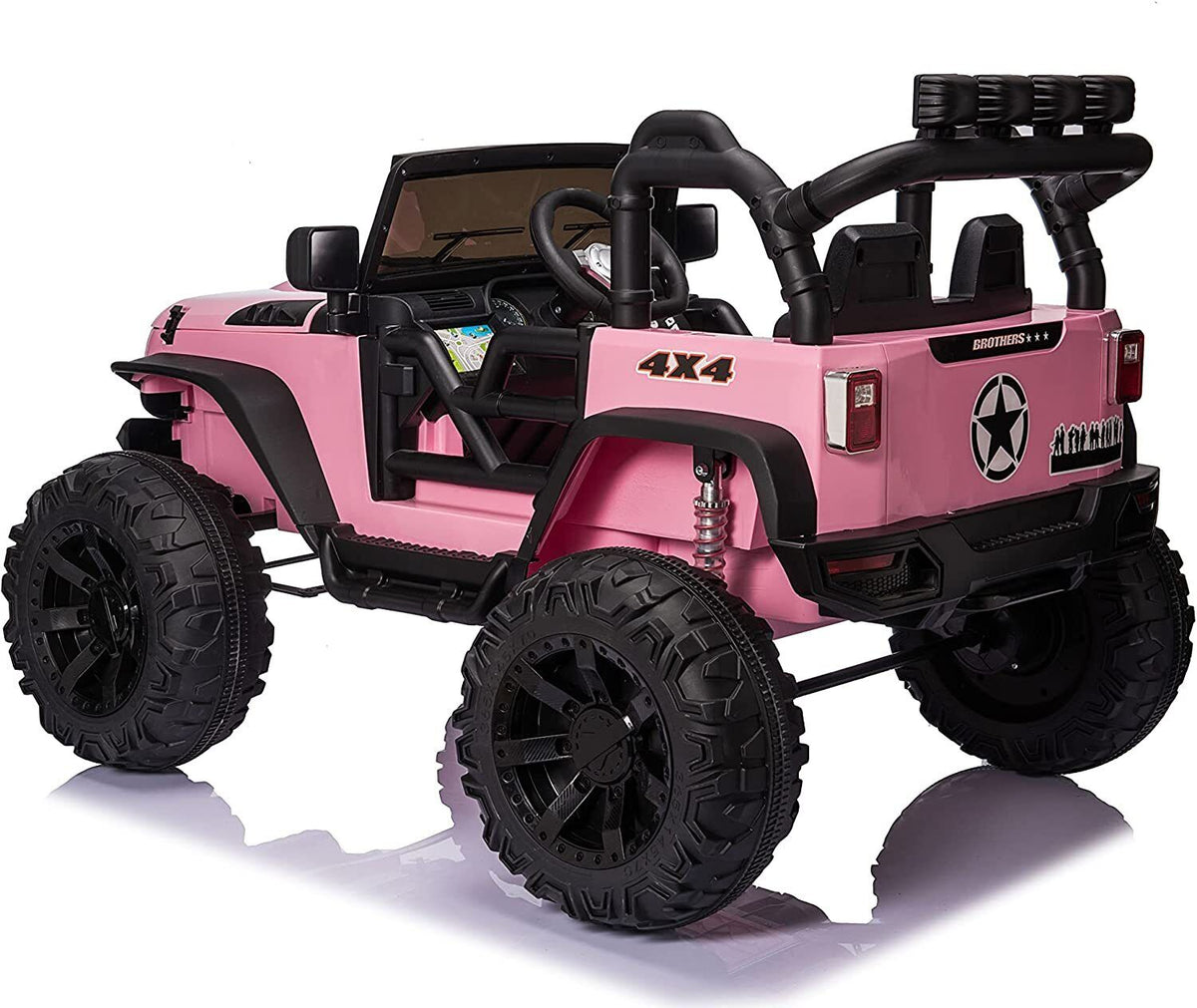 2-Seater 24V Electric Jeep for Kids with Remote Control and 2X200W Battery Power
