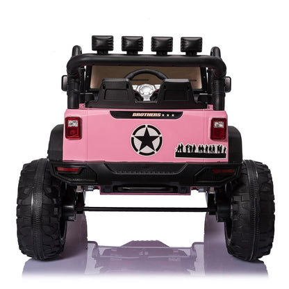 Premium 24V Ride-On Truck for Kids with Remote Control and Seat Belts