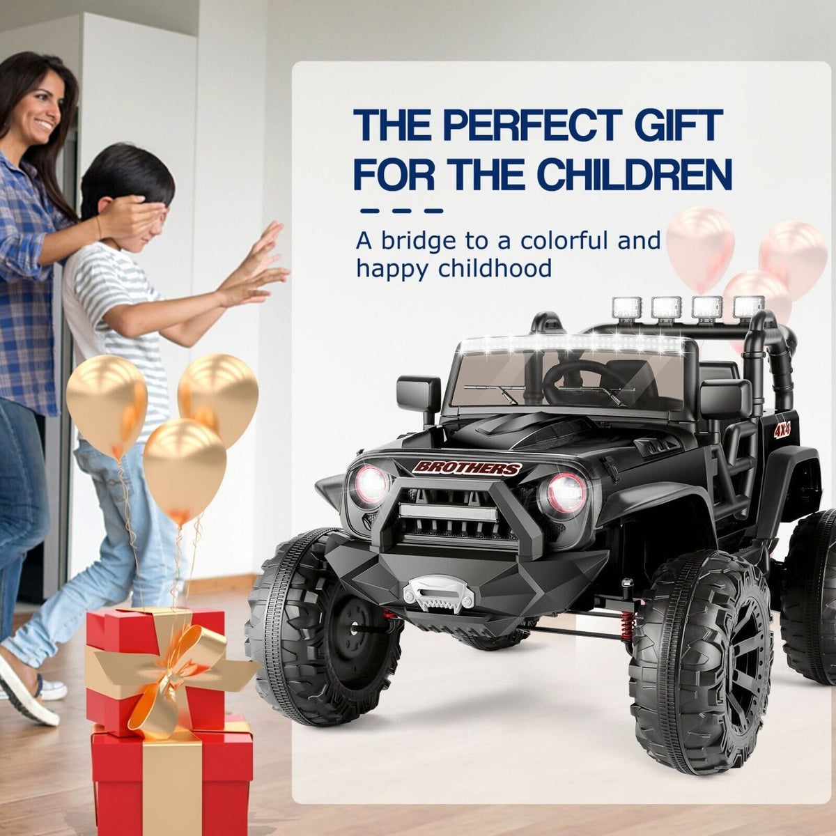 Premium 24V9AH Battery Kids Electric Car with Remote Control and 2x200W Motors - 2 Seater Ride On Toy