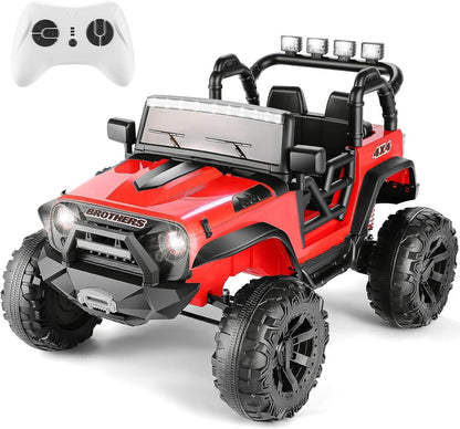 Electric 2-Seater Ride On Car for Kids with Remote Control - 24V 2x200W 2WD Toy Vehicle