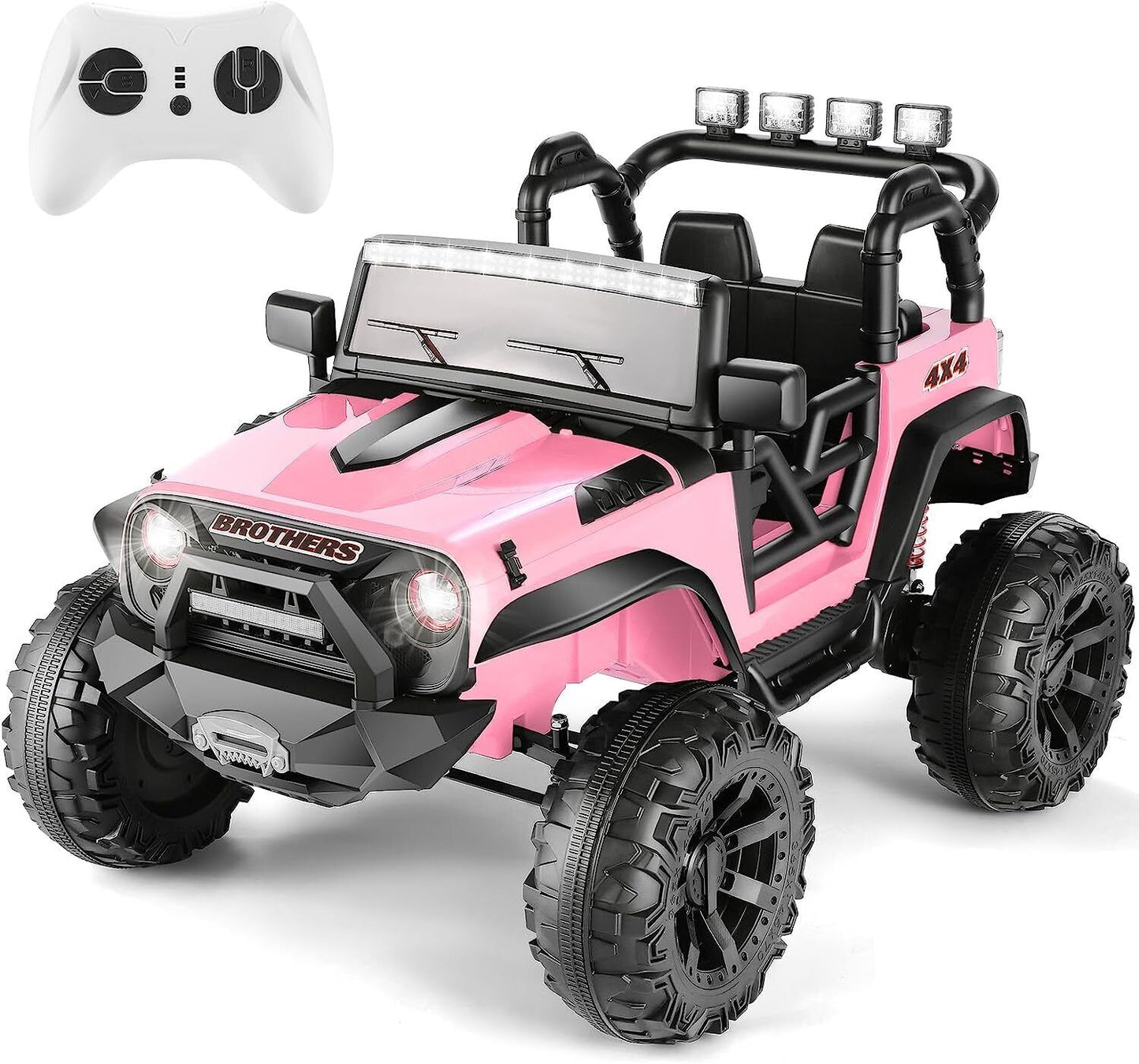 Electric 2-Seater Ride On Car for Kids with Remote Control - 24V 2x200W 2WD Toy Vehicle
