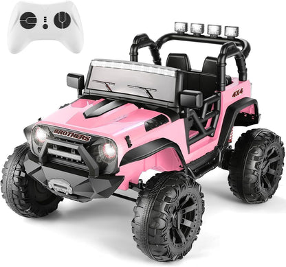 Electric 2-Seater Ride On Car for Kids with Remote Control - 24V 2x200W 2WD Toy Vehicle