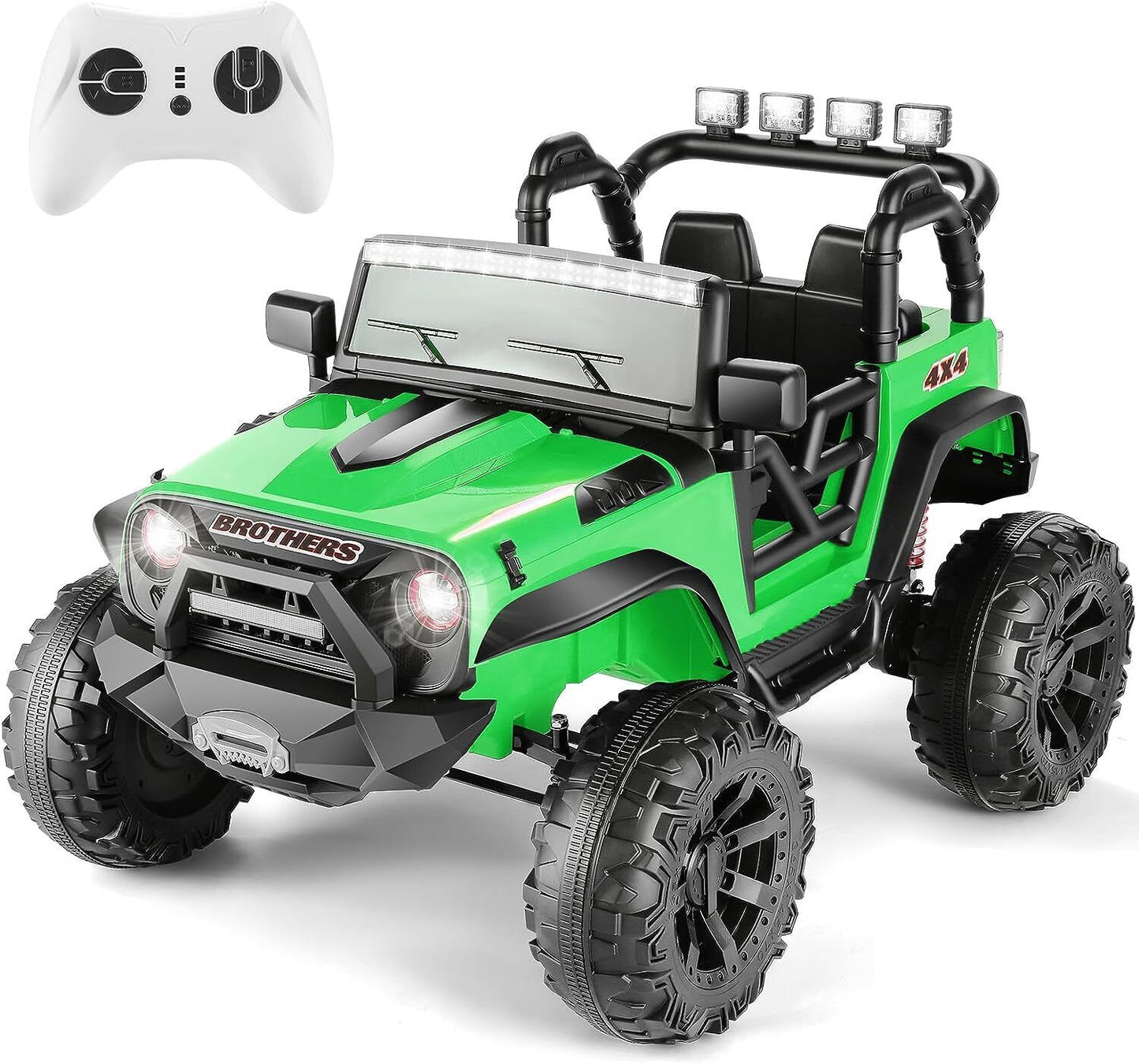 Electric 2-Seater Ride On Car for Kids with Remote Control - 24V 2x200W 2WD Toy Vehicle