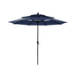 Alora Premium 6-Piece Bar Patio Furniture Set With Umbrella, Swivel Chairs, And Cushions (SAK90375)