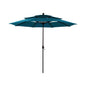 Alora Premium 6-Piece Bar Patio Furniture Set With Umbrella, Swivel Chairs, And Cushions (SAK90375)