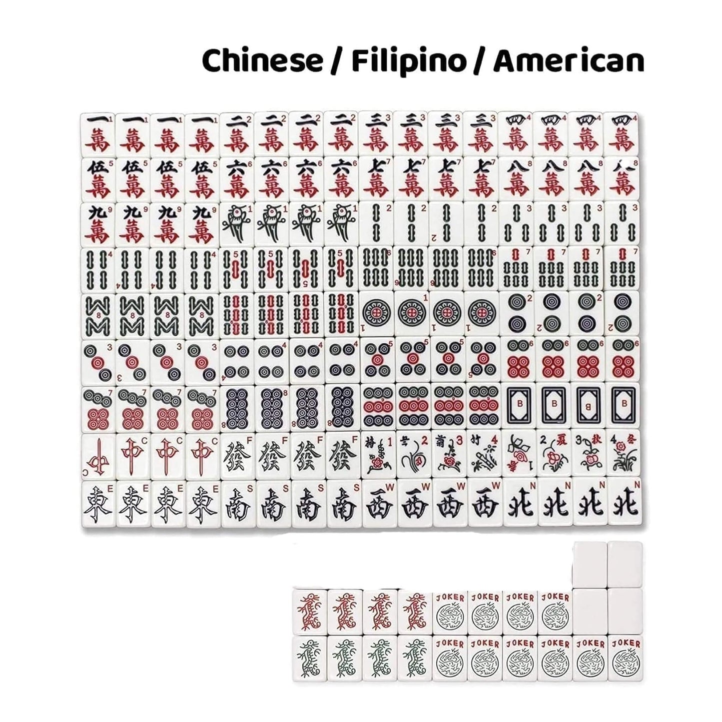 Premium Automatic Folding Mahjong Table With Walnut Finish, Two Set Of 166 40MM Numbered Tiles, And Hard Table Cover (SAK41893)