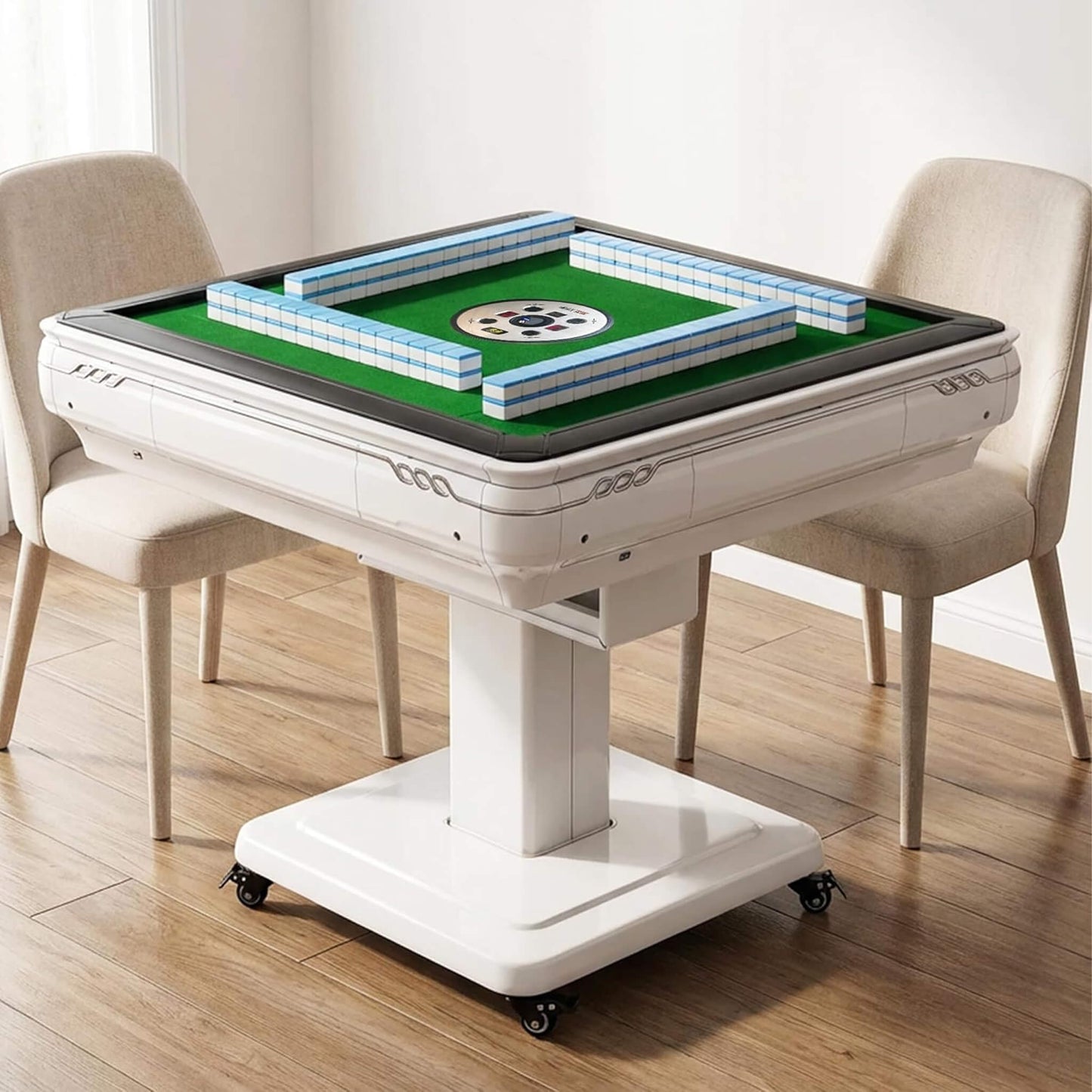 Premium Foldable 4-Player Automatic Mahjong Table With 2 Tile Sets (SAK57230)
