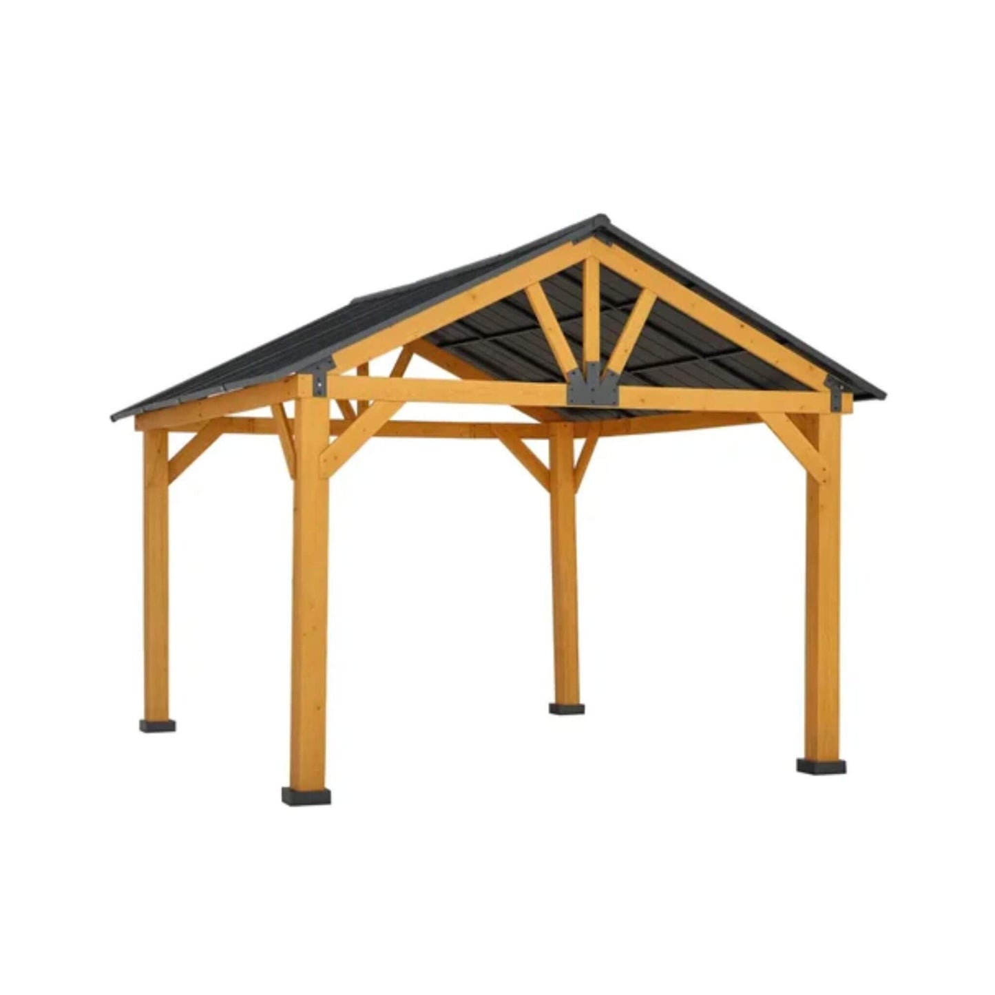 [09X11FT] Alora Premium Outdoor Hardtop Patio Backyard Gazebo (SAK86341)