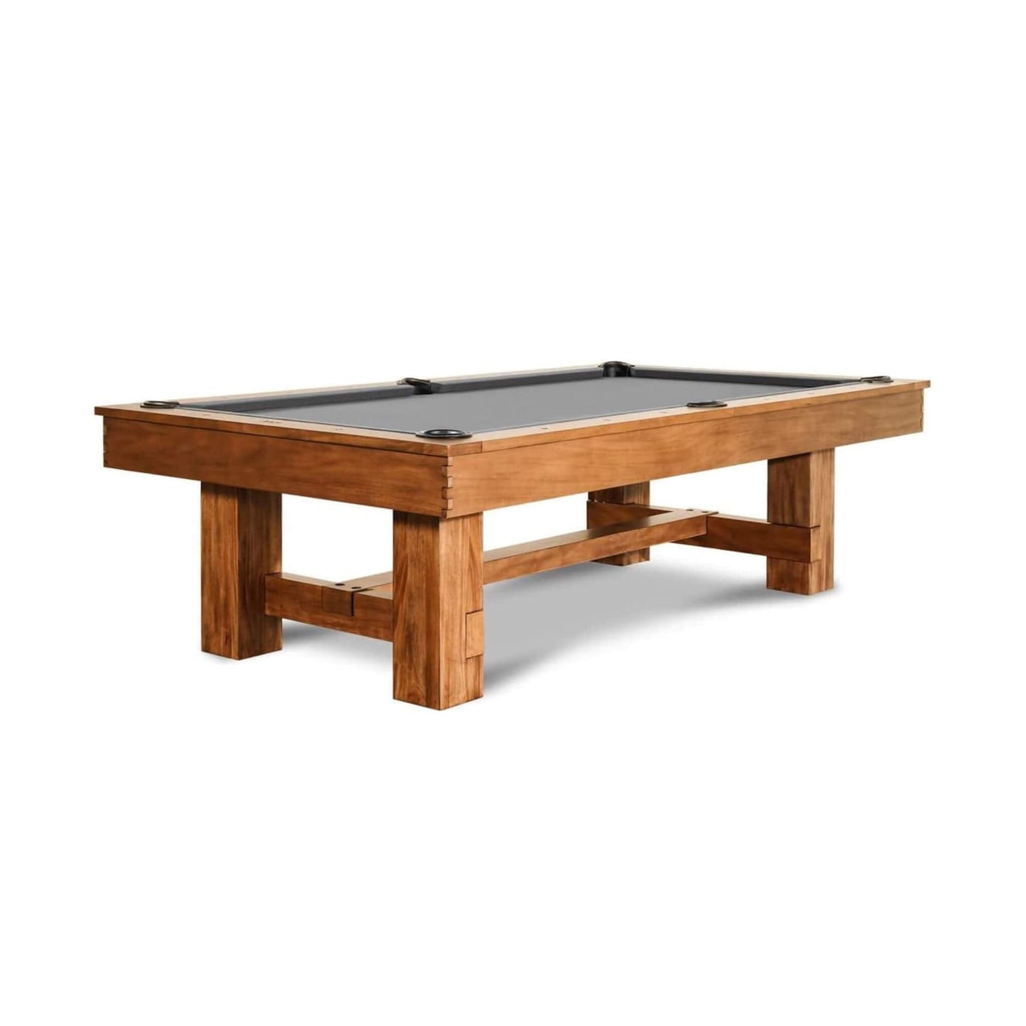 8FT Premium Professional Presli Slate Native Acacia Solid Wood Billiard Pool Table With Custom Table Cloth (SAK90428)