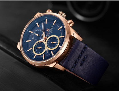 Men's Elegant Waterproof Watch With Fluorescent Hands And Numbers Luxury Unique Design Perfect Gift For Him