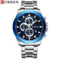 Men's  Water Resistant Watch With Chronometers Day View Unique Design Perfect Gift