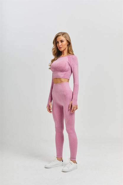 FlexFit Seamless Women’s Yoga Set: Comfort & Style