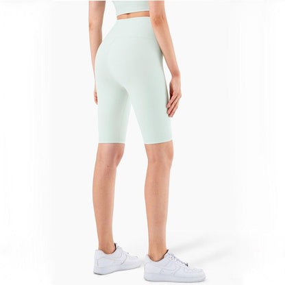 Second Skin Feel Workout Fitness Gym Biker Shorts Women High Waist
